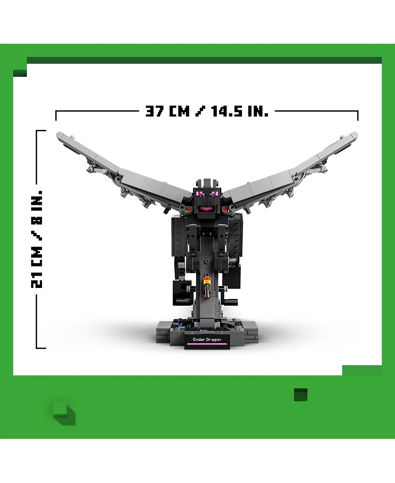 Lego Minecraft The Ender Dragon 21595 710-Piece Building Set, Ages 10+