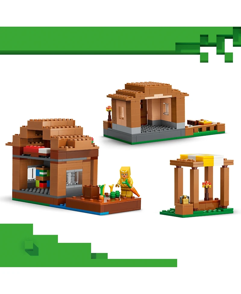 Lego Minecraft Evoker Village Attack 21596 607-Piece Building Set, Ages 9+