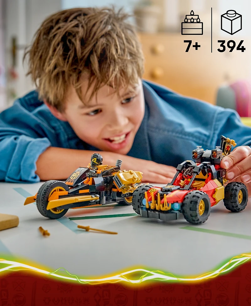 Lego Ninjago Kai and Cole's Combiner Vehicles 71864 394-Piece Building Set, Ages 7+