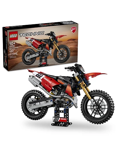 Lego Ducati Desmo450 Mx Factory Motorcycle 42238 457-Piece Building Set, Ages 10+