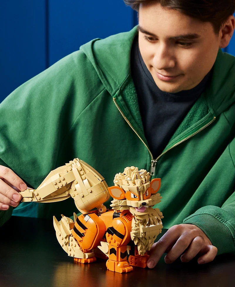 Lego Pokemon Arcanine Building Set 72160, 1190 Pieces