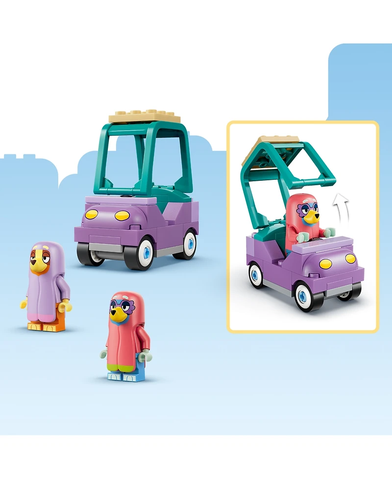 Lego Bluey Grannies with Bingo and Bluey 11216, 80-Piece Building Set, Ages 4+