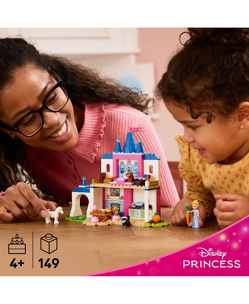 Lego Disney Princess Cinderella Animal Friends Castle 43283 149-Piece Building Set, Ages 4+