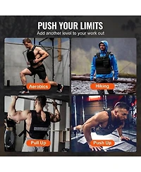 Sugift 5.75 Lb Pair Steel Weight Vest Plates Ergonomic Fit for Strength Training Running Fitness