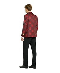 OppoSuits Men's Harry Potter Premium Halloween Costume - House Gryffindor Slim Fit Suit Includes Blazer, Pants and Tie