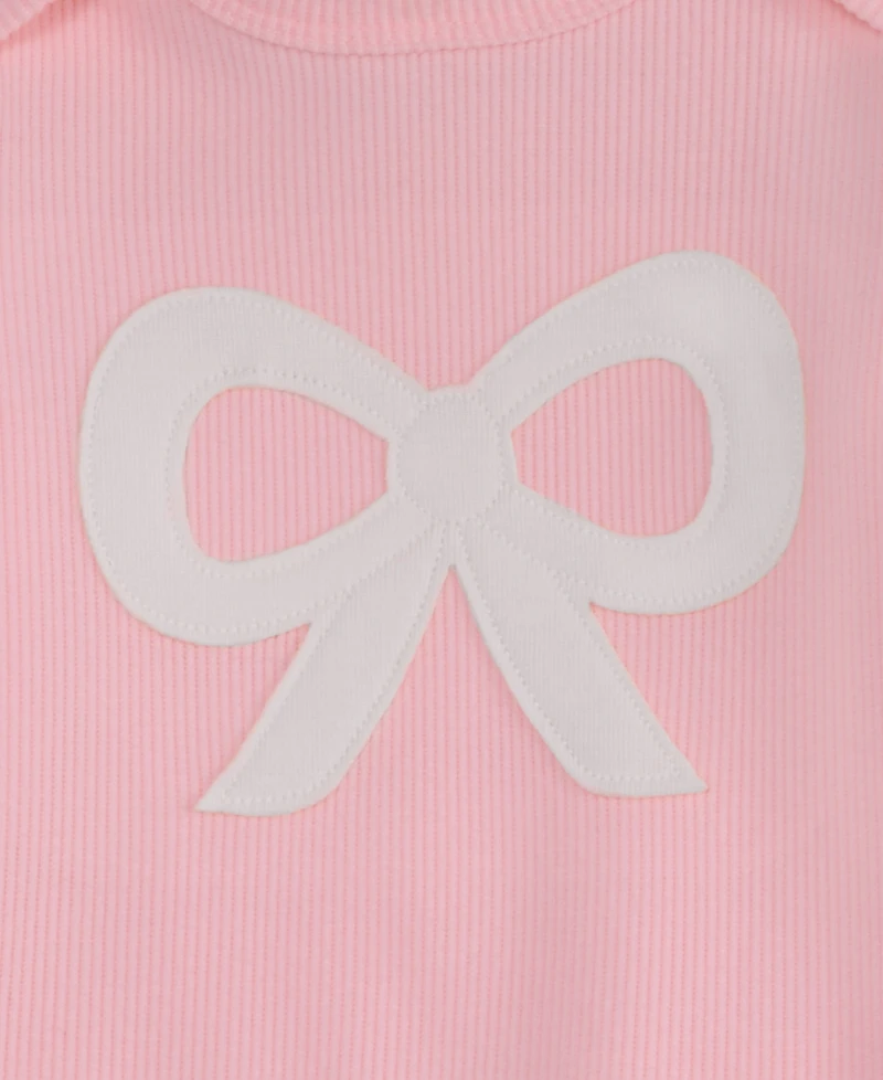 First Impressions Baby Girls' 0M-24M Bow Bodysuit and Leggings, 2-Piece Set, Macy's Exclusive