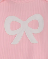 First Impressions Baby Girls' 0M-24M Bow Bodysuit and Leggings, 2-Piece Set, Macy's Exclusive