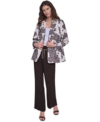 Karl Lagerfeld Paris Petite Floral Lace Blazer