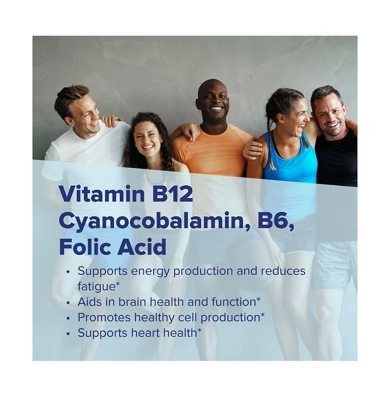 Superior Source No Shot Vitamin B-12 Cyanocobalamin 10000 mcg, B-6, Folic Acid 1200 mcg