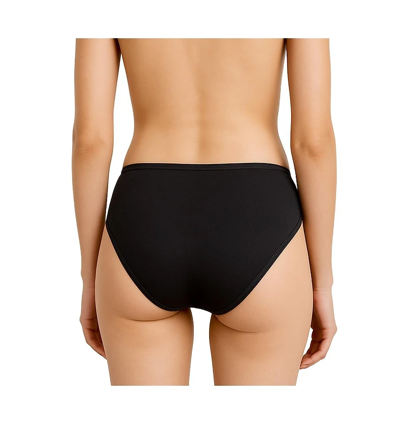 Lands' End Women's Bikini True Solutions Light Weight Microfiber Basics 3 Pack Panties