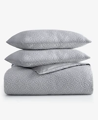 Charter Club Lattice Medallion Gray 2-Pc. Comforter Set, Twin