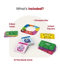 Tonies Tonieplay Monopoly Real Estate Rush Problem-Solving Board Game, Ages 7+