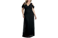 Kiyonna Plus Seraphina Mesh Gown