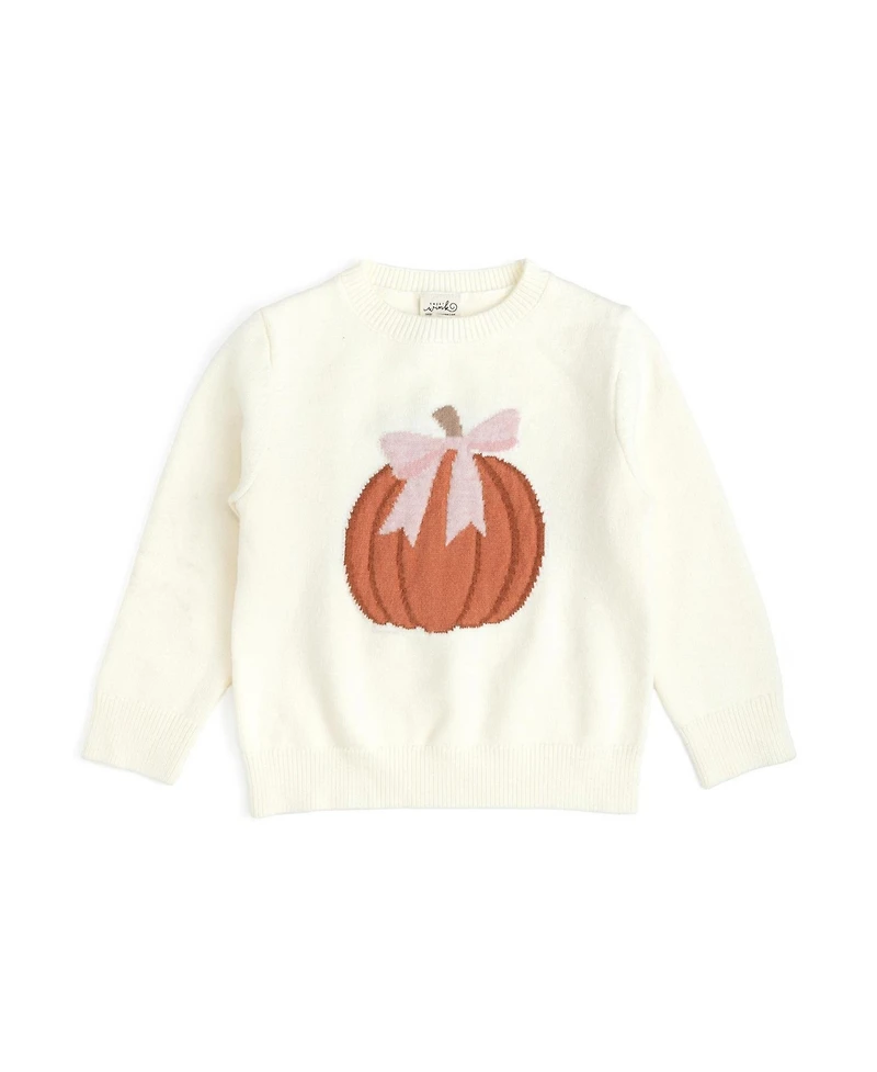 Sweet Wink Little Girls Coquette Pumpkin Sweater