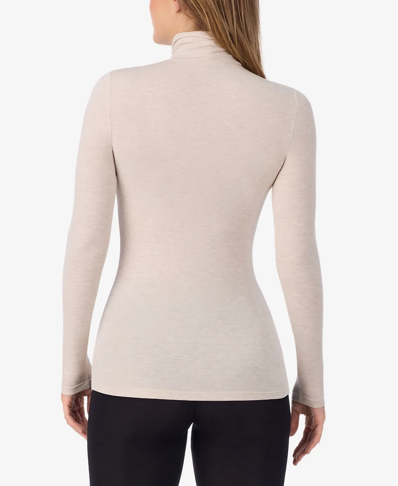 Cuddl Duds Women's Softwear with Stretch Long-Sleeve Turtleneck Top