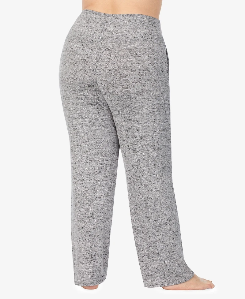 Cuddl Duds Plus SoftKnit Sweater-Knit Lounge Pants