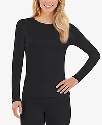 Cuddl Duds Women's Climatesmart Pullover Long-Sleeve Crewneck Top