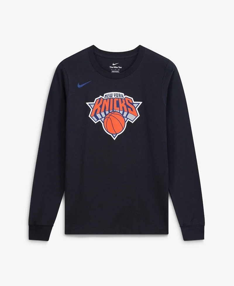 Nike Women's New York Knicks Long-Sleeve Crewneck T-Shirt