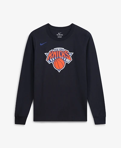 Nike Women's New York Knicks Long-Sleeve Crewneck T-Shirt