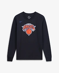 Nike Women's New York Knicks Long-Sleeve Crewneck T-Shirt