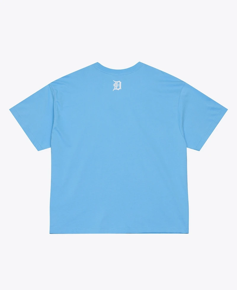 Mitchell & Ness Men's Light Blue Detroit Tigers Insignia Premium T-Shirt