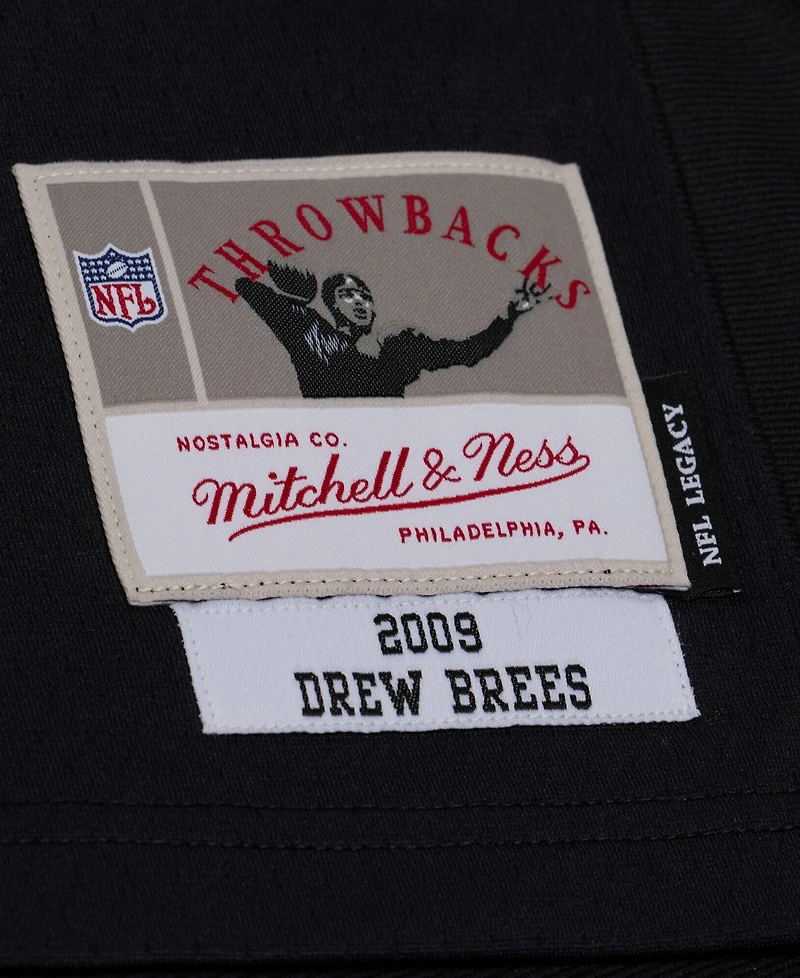 Mitchell Ness Men's Drew Brees Black New Orleans Saints 2009 Legacy Jersey