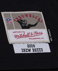 Mitchell Ness Men's Drew Brees Black New Orleans Saints 2009 Legacy Jersey