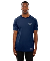 New Era Men's Navy Dallas Cowboys Functional Fandom Reflective T-Shirt