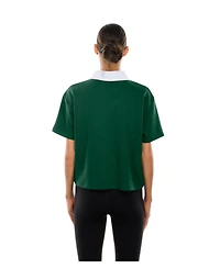 New Era Women's Green Bay Packers Cropped Boxy Polo