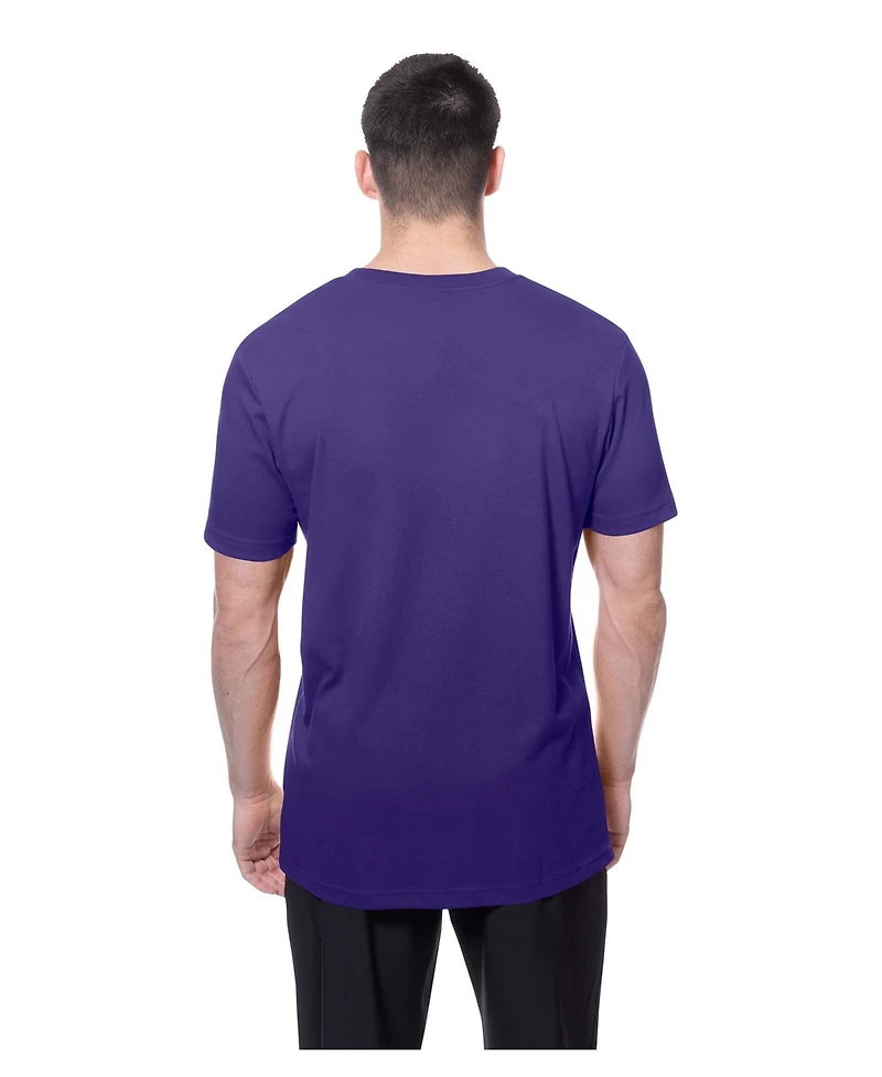 New Era Men's Purple Minnesota Vikings Combine Authentic Training Throwback T-Shirt