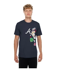 New Era Men's Navy Atlanta Braves City Patch T-Shirt