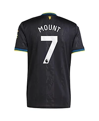 Adidas Men's Mason Mount Black Manchester United 2025/26 Third Replica Player Jersey