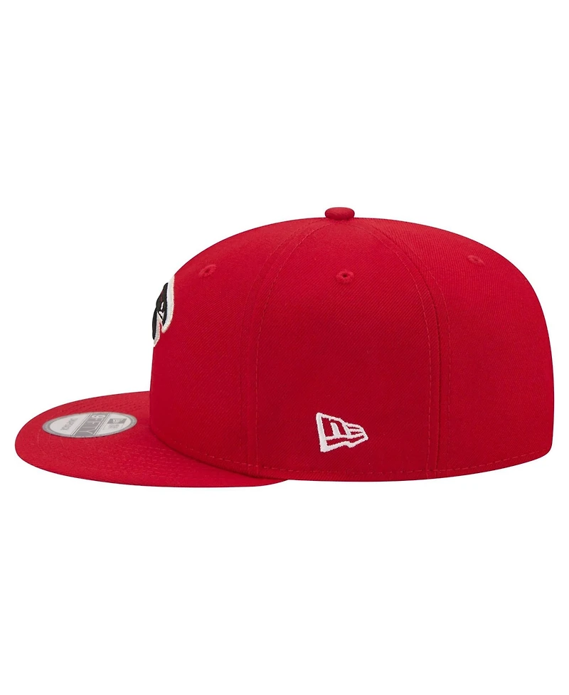 New Era Men's Red Atlanta Falcons 9FIFTY Snapback Hat