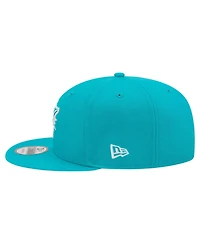 New Era Men's Aqua Miami Dolphins 9FIFTY Snapback Hat