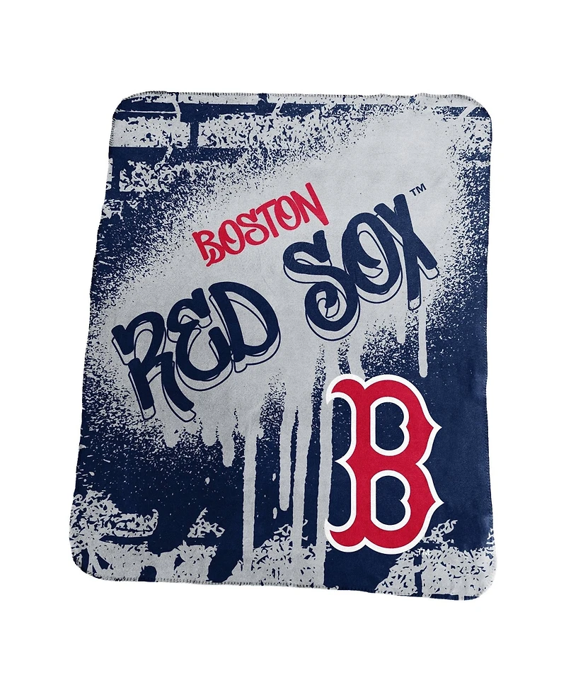 Logo Brands Boston Red Sox 50" x 60" Classic Graffiti Fleece Blanket