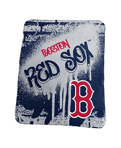 Logo Brands Boston Red Sox 50" x 60" Classic Graffiti Fleece Blanket