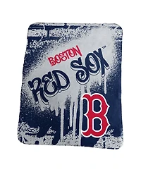Logo Brands Boston Red Sox 50" x 60" Classic Graffiti Fleece Blanket