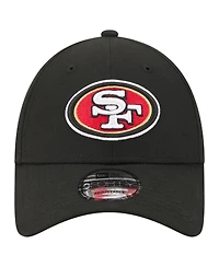 New Era Men's Black San Francisco 49ers Core Team 9FORTY Adjustable Hat