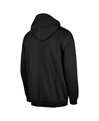 New Era Men's Black Orleans Saints 3rd Down Plaid Pullover Hoodie