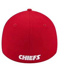 New Era Men's Red Kansas City Chiefs Core Team 39THIRTY Flex Hat