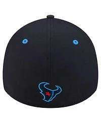 New Era Men's Navy Houston Texans Core Team 39THIRTY Flex Hat