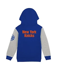 Outerstuff Preschool Blue New York Knicks Fair Catch Hoodie