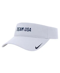 Nike Men's White Team Usa Ace Dri-fit Adjustable Visor