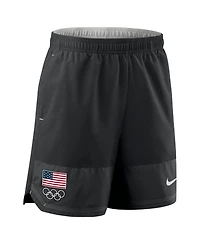 Nike Men's Black Team Usa Dri-fit Woven Shorts