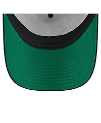 New Era Men's Black Arizona Diamondbacks Distressed 9FORTY A-Frame Adjustable Trucker Hat