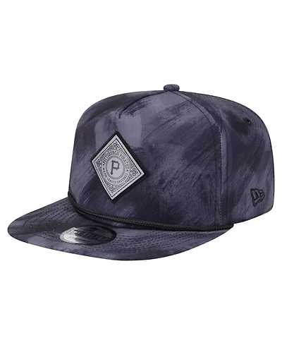 New Era Men's Navy Pittsburgh Pirates Printed Golfer Snapback Hat