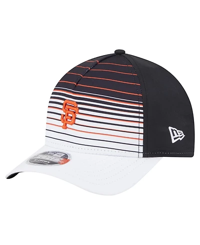 New Era Men's Black San Francisco Giants Gradient 9FORTY M-Crown Adjustable Hat