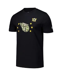 New Era Men's Black Cleveland Guardians 2024 Armed Forces Day T-Shirt