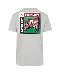 '47 Brand Men's Gray Tampa Bay Buccaneers Chrome Plate Franklin T-Shirt