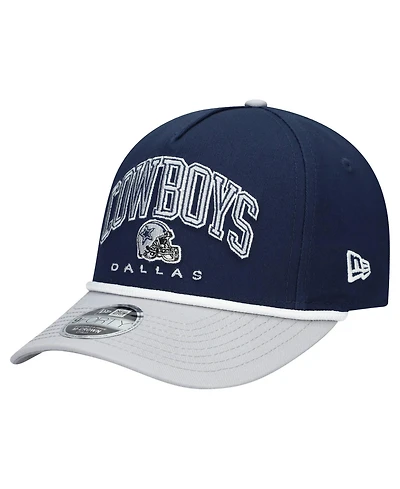 New Era Preschool Navy/Gray Dallas Cowboys Arch 9FORTY M-Crown A-Frame Coolera Adjustable Hat